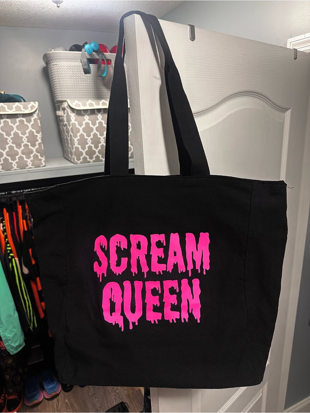 Backstitch Bruja Scream Queen Large Tote Bag-New